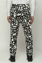 Organic Calligraphy Trouser