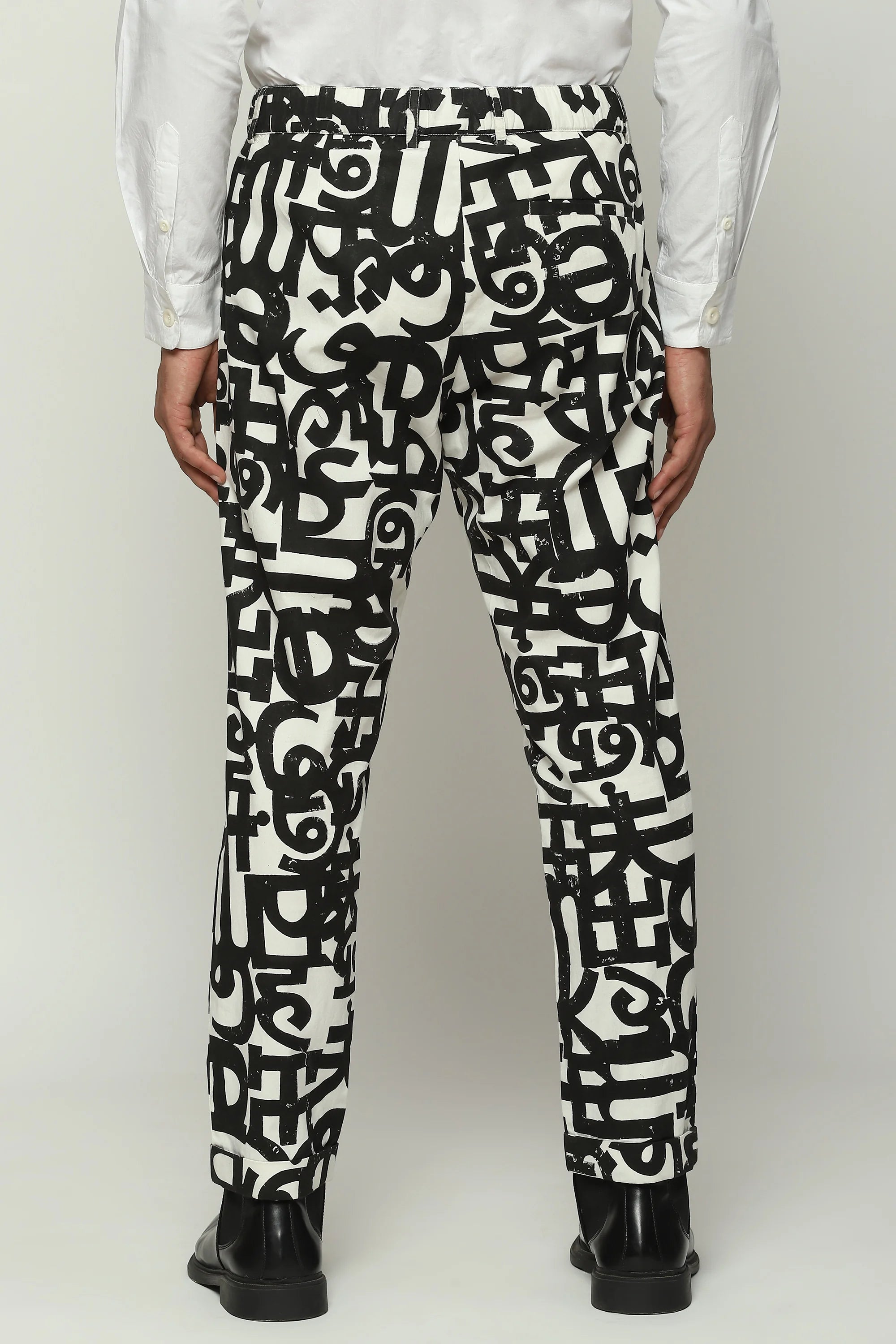 Organic Calligraphy Trouser