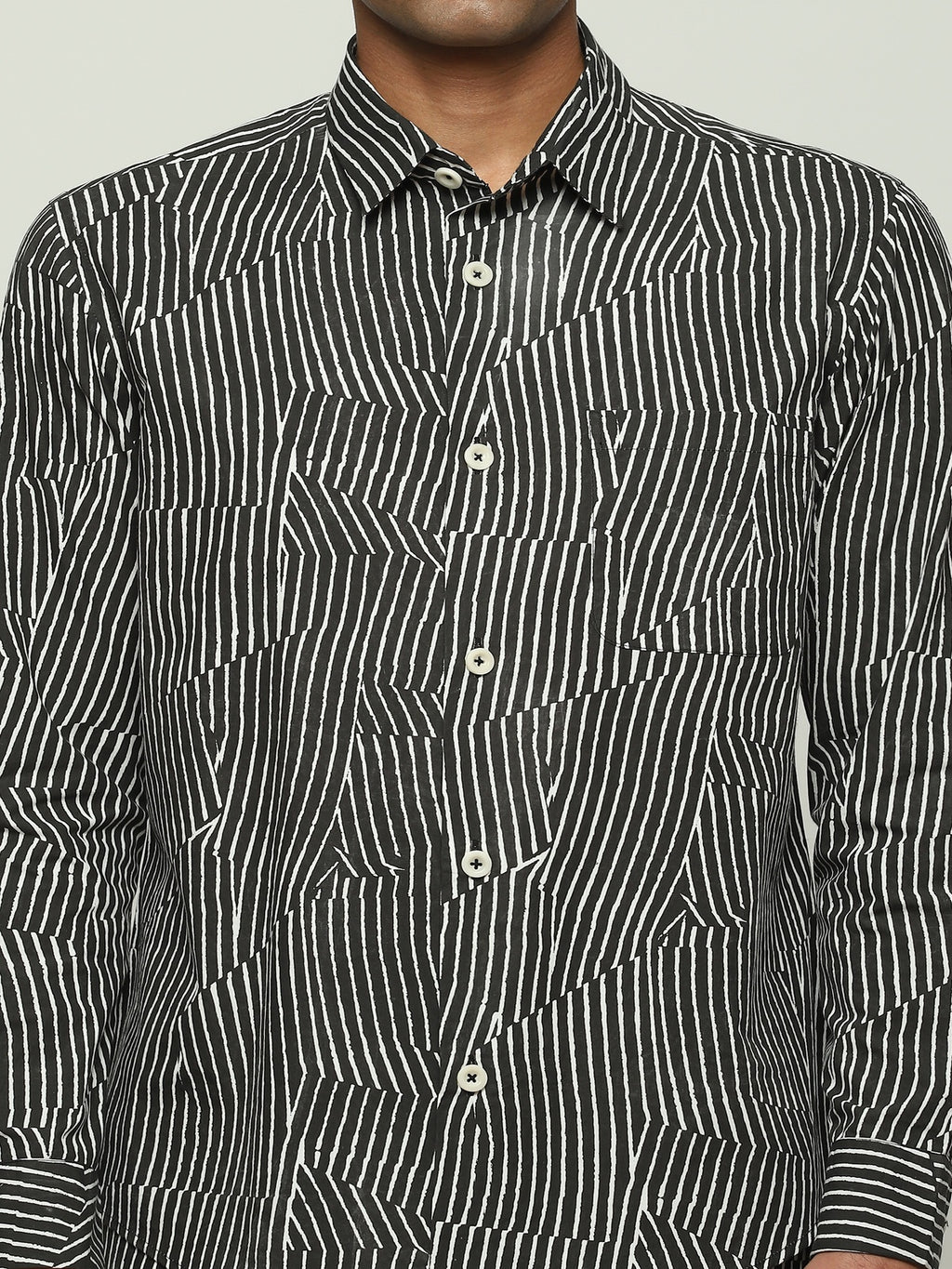 Broken Pinstripes Shirt