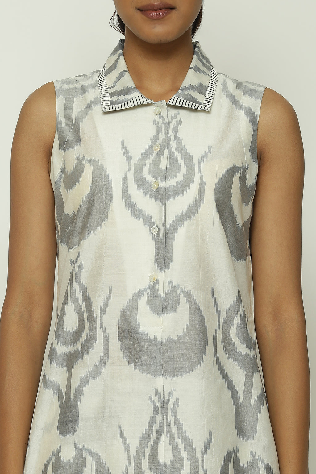 Ikat Ottoman Tulip Dress