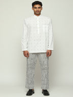Embroidered Code Kurta