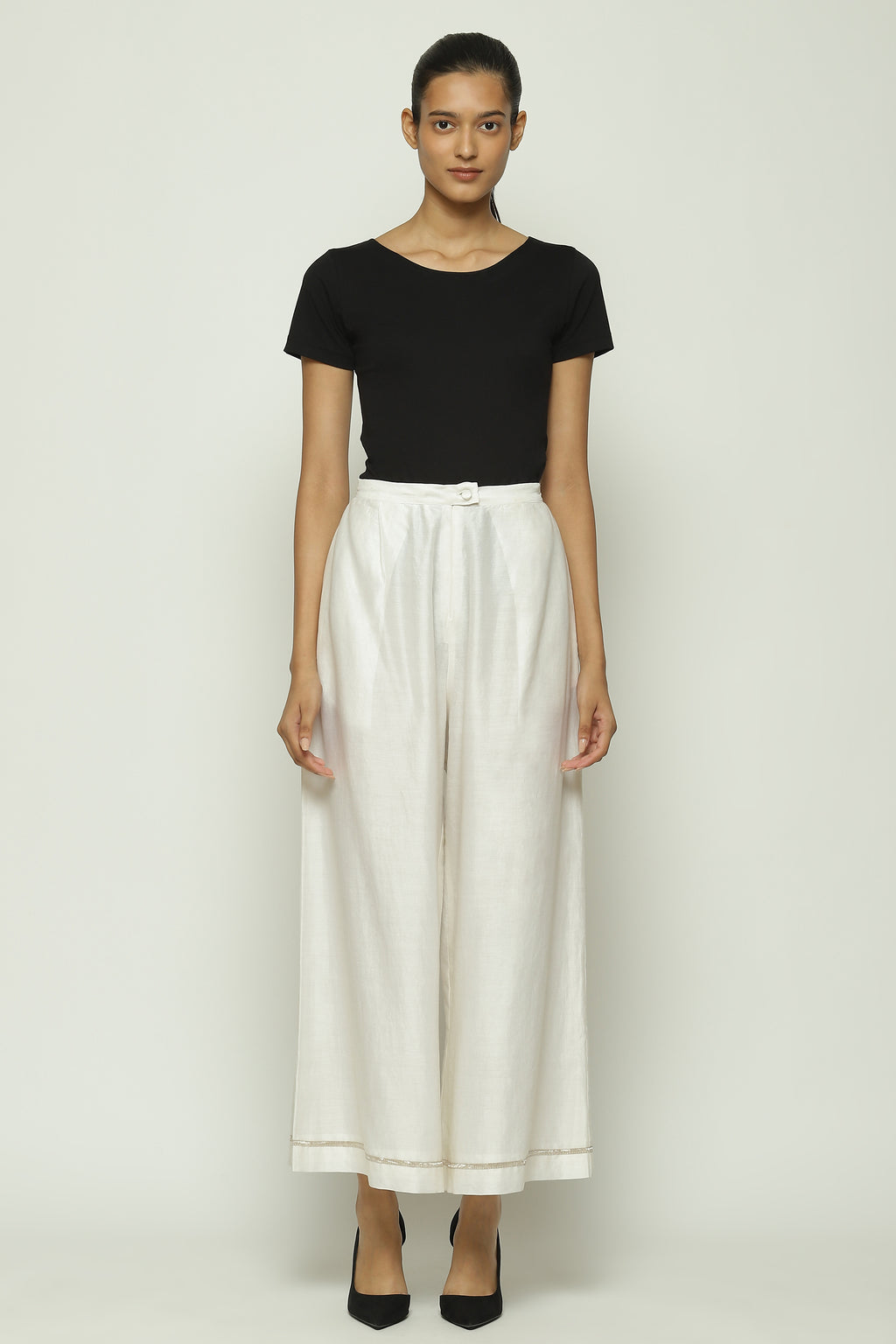 French Knot Neck Trouser