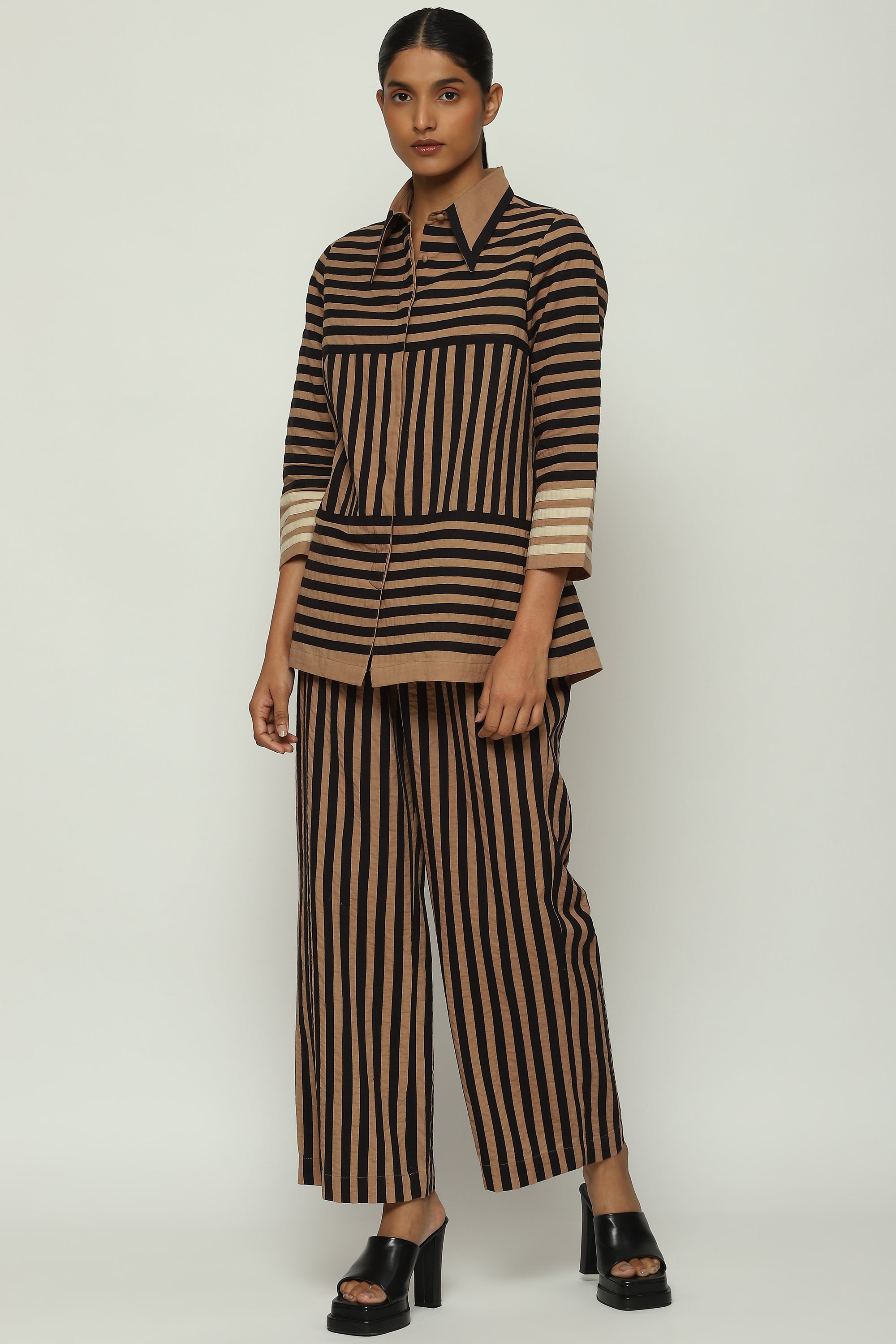 Applique Stripes Trouser