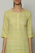 Space Dyed Handspun Handwoven Tencel Cotton Tunic