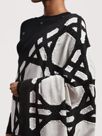 Basket Print Sari