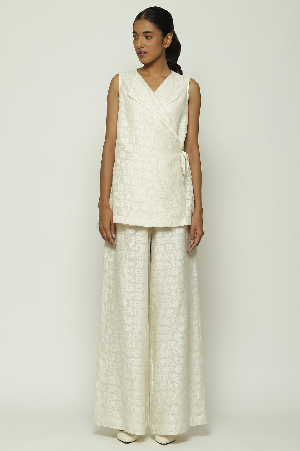 Calligraphy Cutwork Top