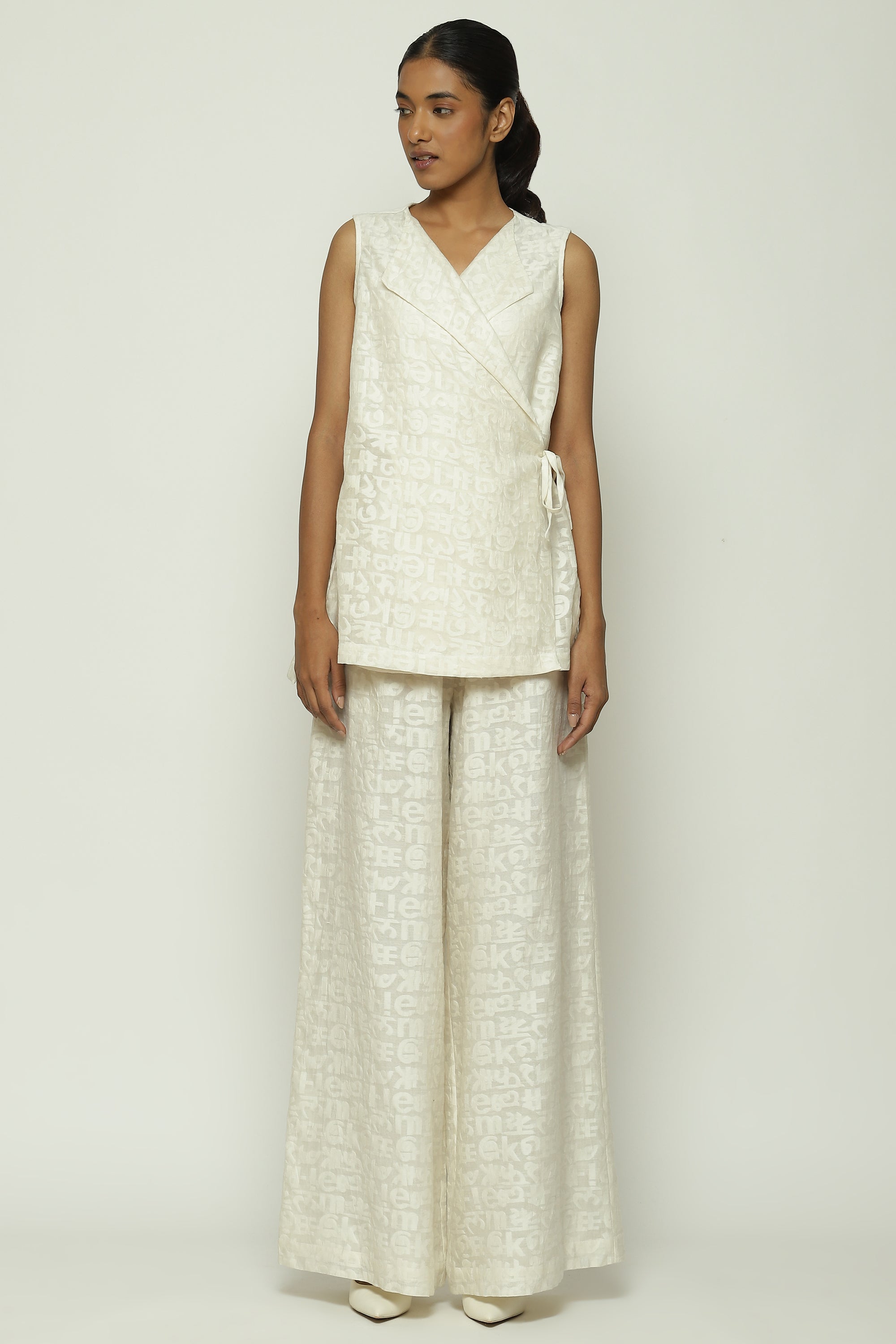 Calligraphy Cutwork Top