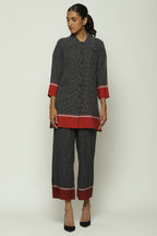 Chettinad Checks Red Border Shirt