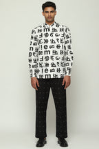 Spaced Out Calligraphy Shirt