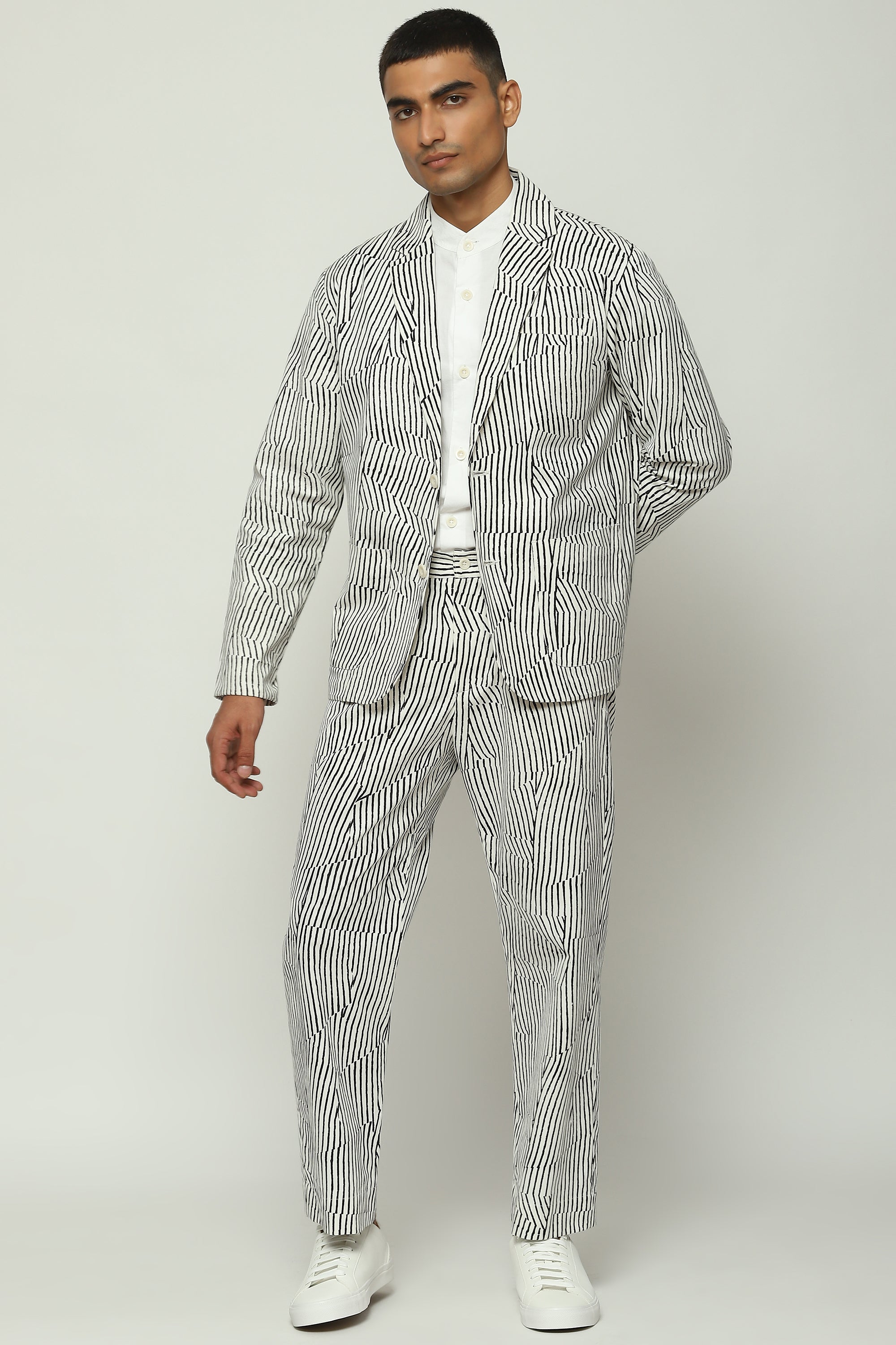 Broken Pinstripes Jacket