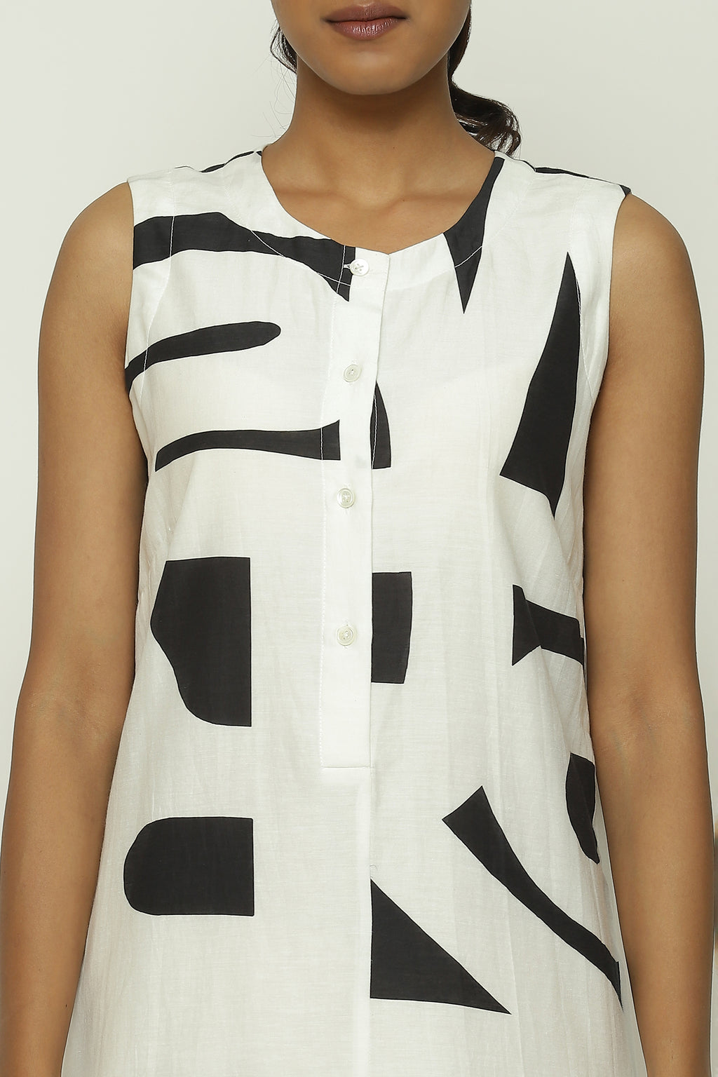 Oversized Calligraphy Tunic