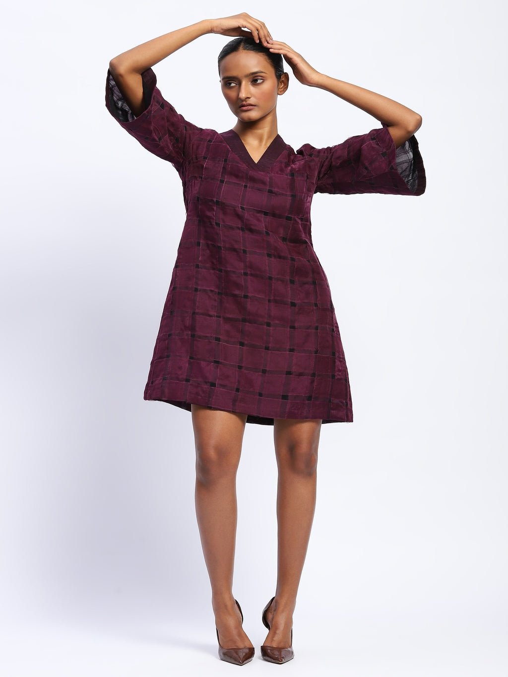 Organza Weave Dress