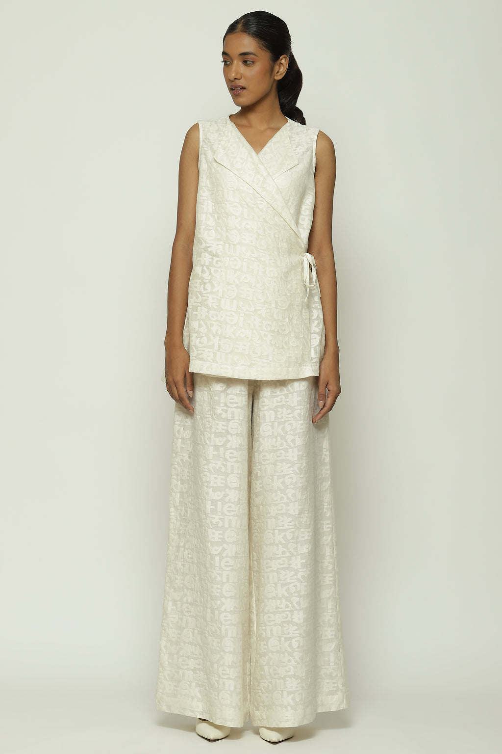 Calligraphy Cutwork Trouser