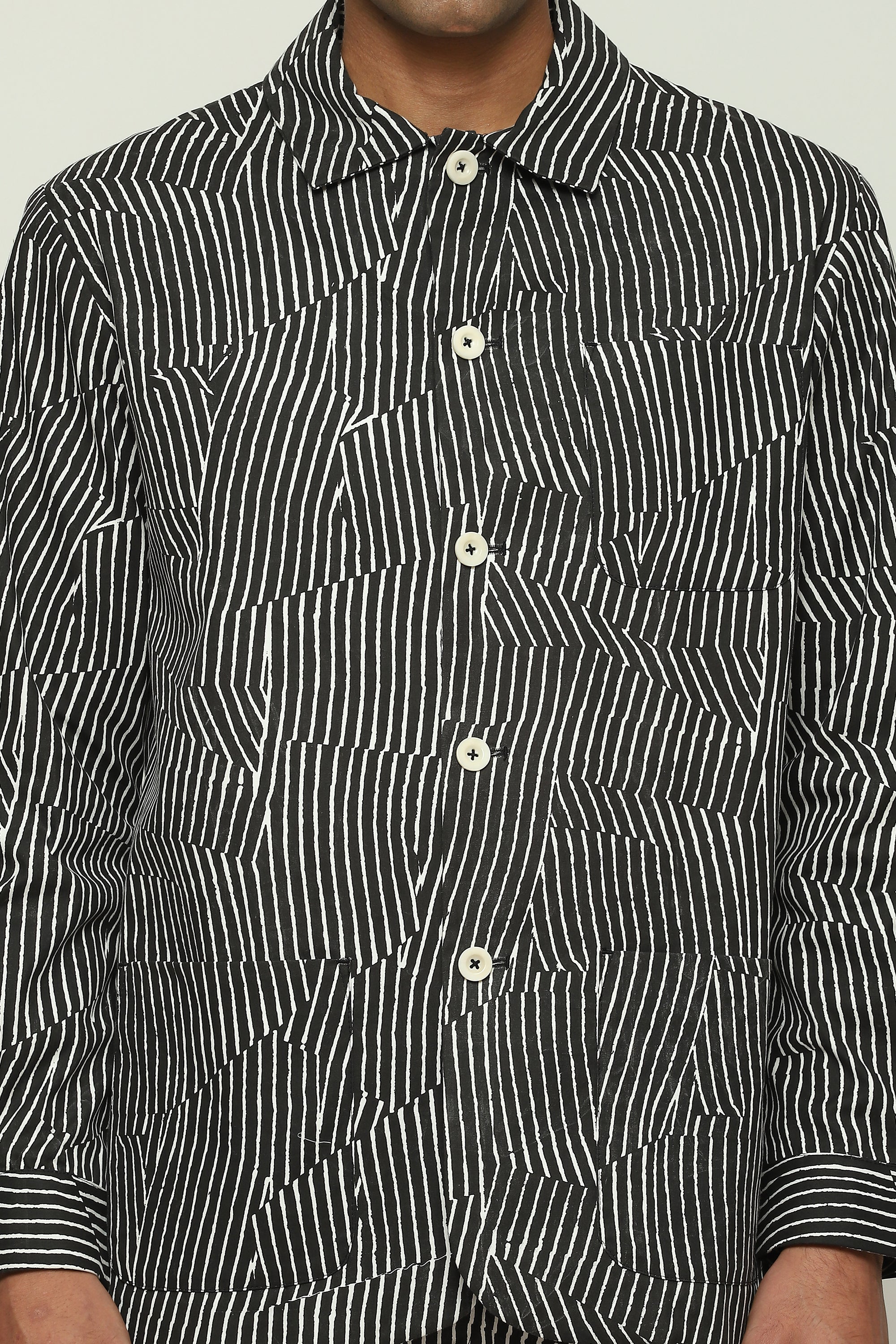 Broken Pinstripes Jacket