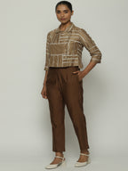 Tonal Lace Trim Shirt