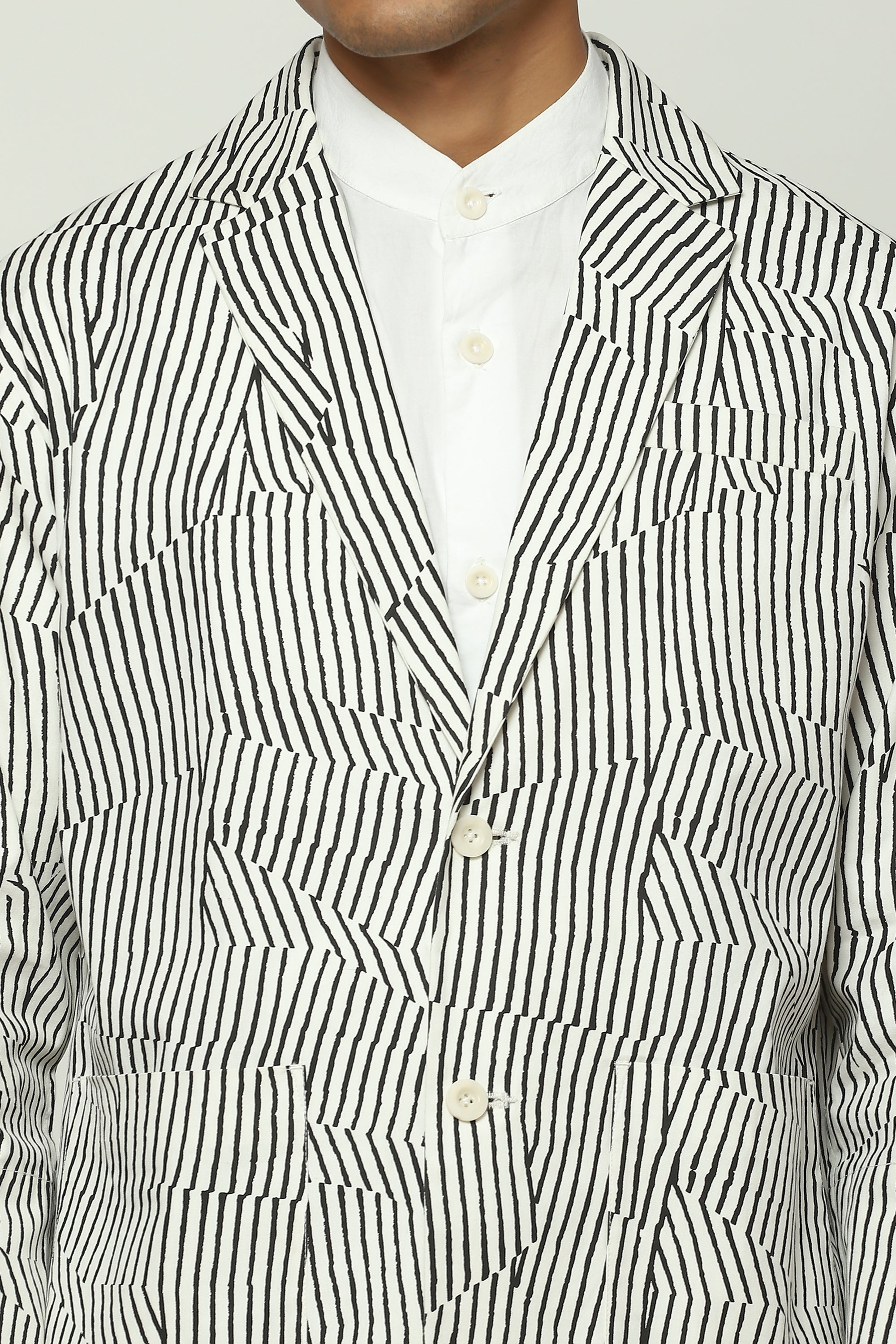 Broken Pinstripes Jacket