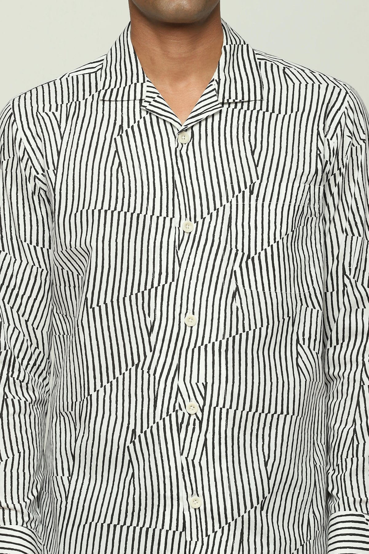 Broken Pinstripes Shirt