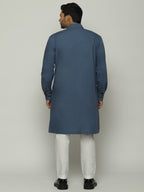 Pleated Checks Long Kurta