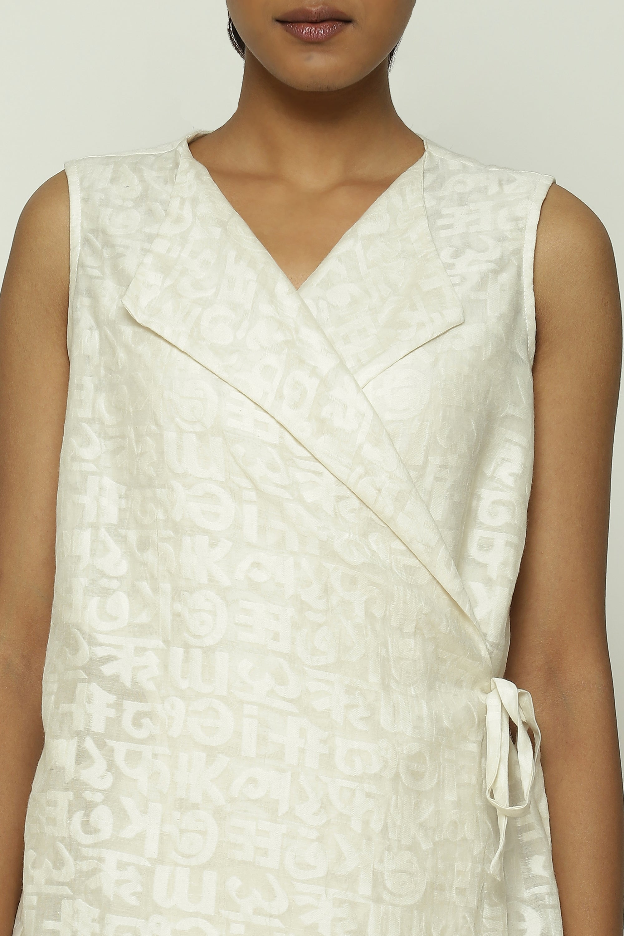 Calligraphy Cutwork Top