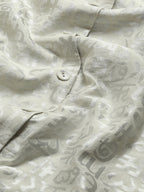 Calligraphy Cutwork Zari Shirt