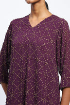Embroidered Jaali Kurta