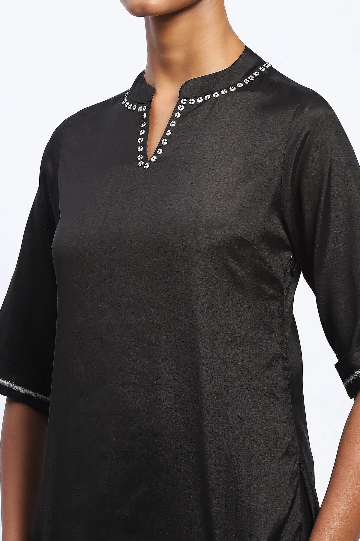 Lattice Ikat Kurta