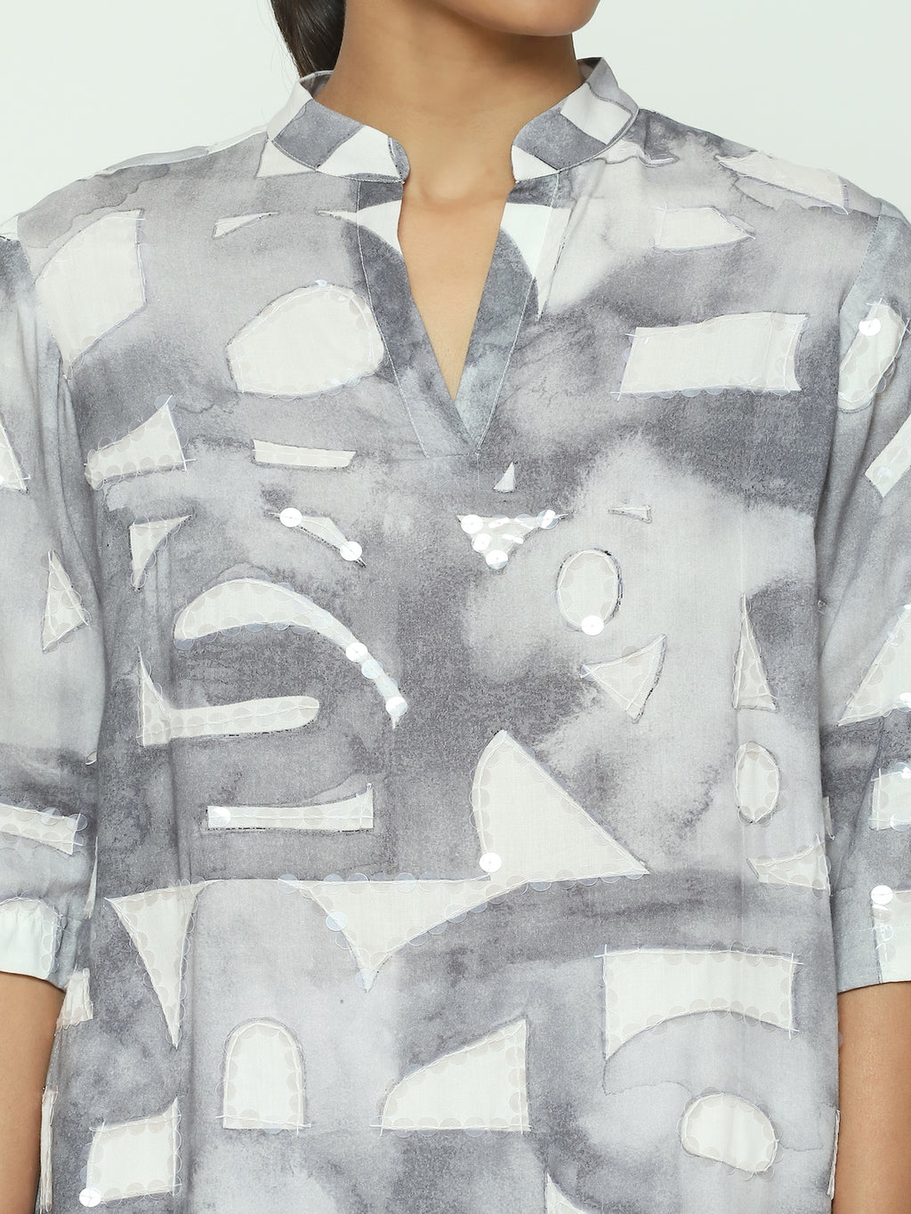 Watercolour Calligraphy Kurta