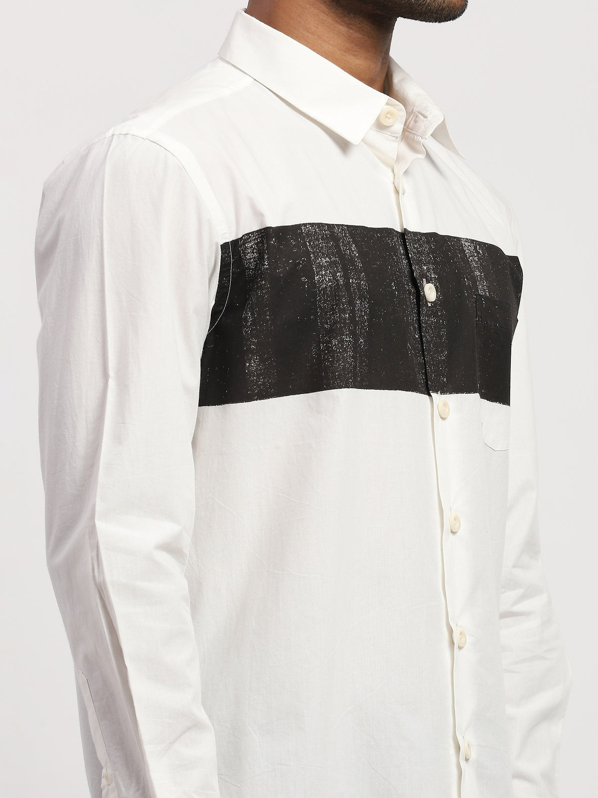 Center Block Print Shirt