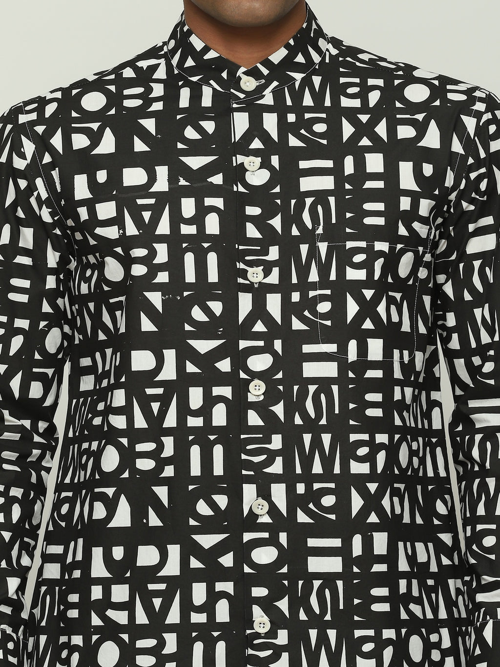 Jaali Calligraphy Shirt