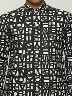 Jaali Calligraphy Shirt
