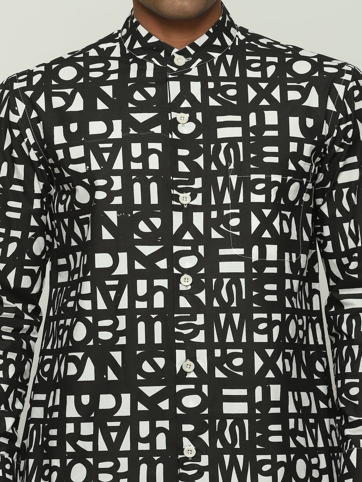 Jaali Calligraphy Shirt