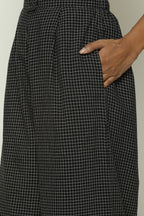 Chettinad Checks Black Border Trouser