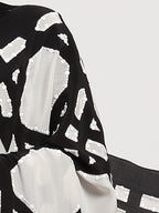 Basket Print Sari