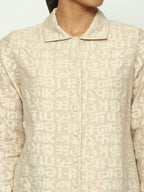 Calligraphy Cutwork Shirt