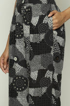 Multi Dots Black Trouser