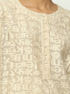 Calligraphy Cutwork Kurta