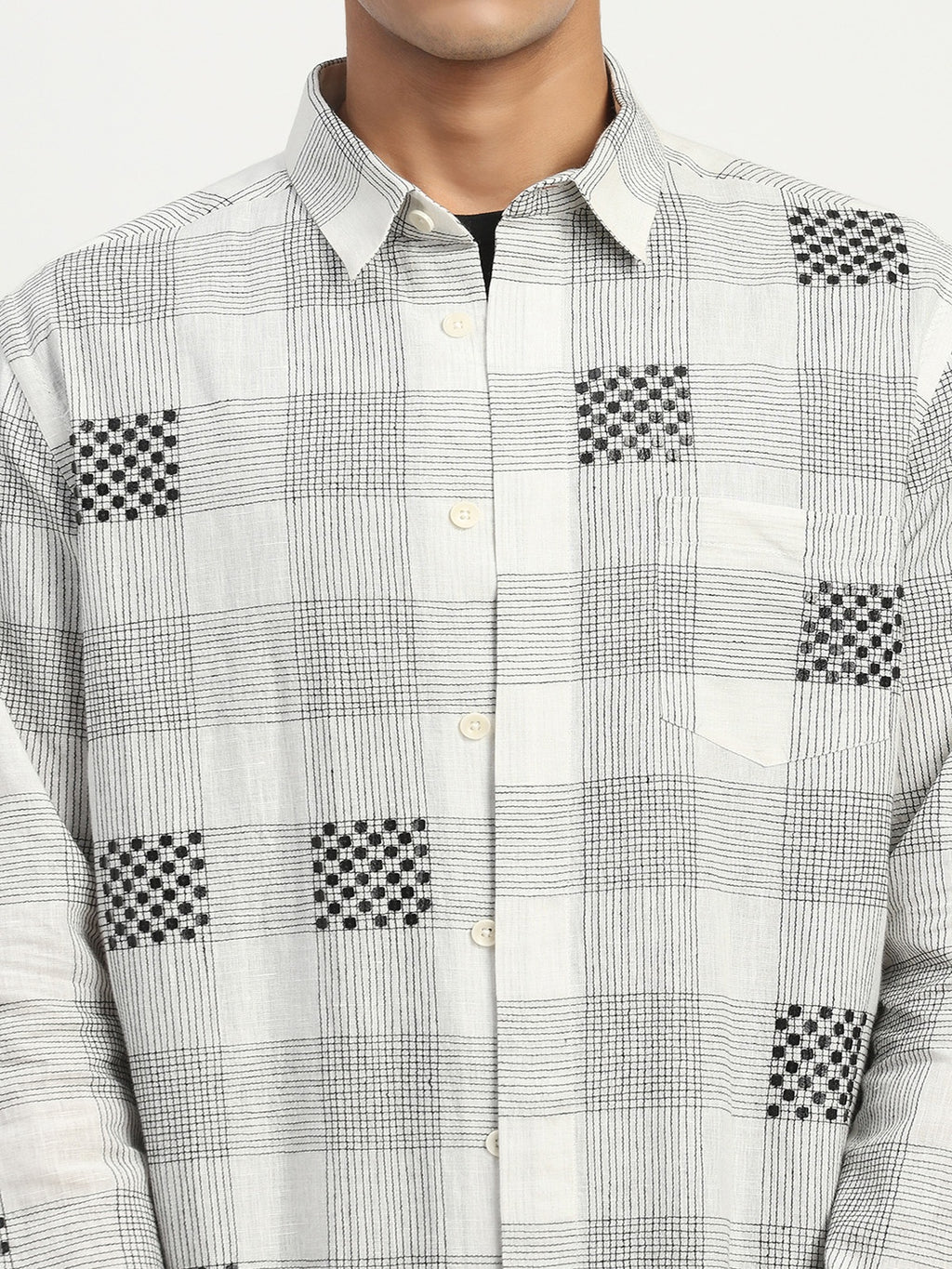Sequin Checks Shirt