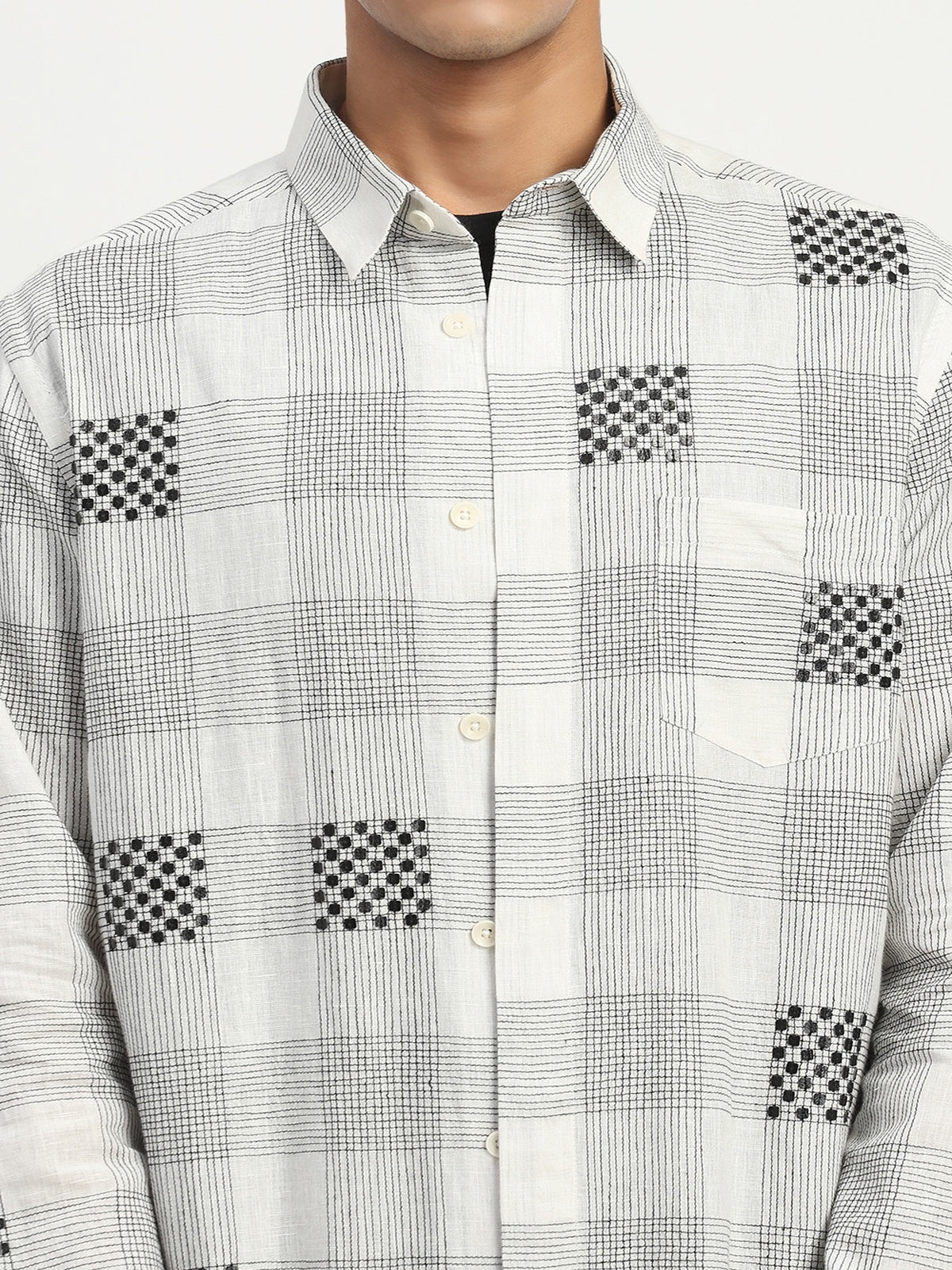 Sequin Checks Shirt