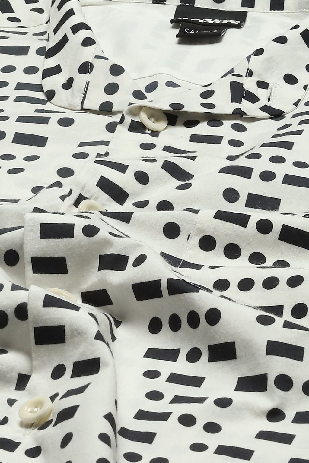 Printed Morse Code Shirt