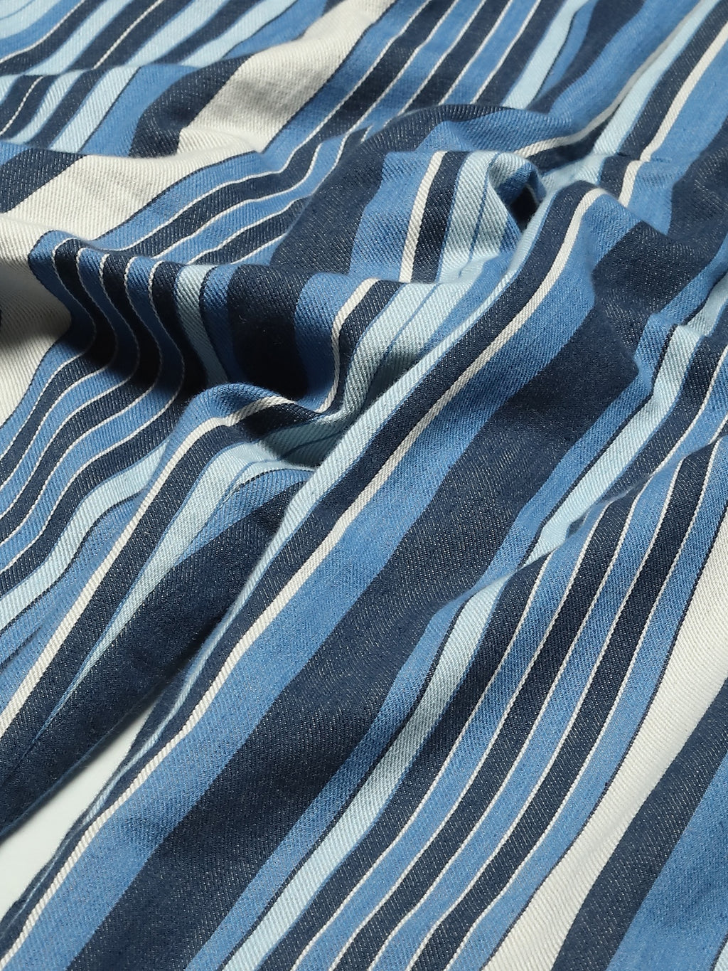 Woven Indigo Stripes Trouser