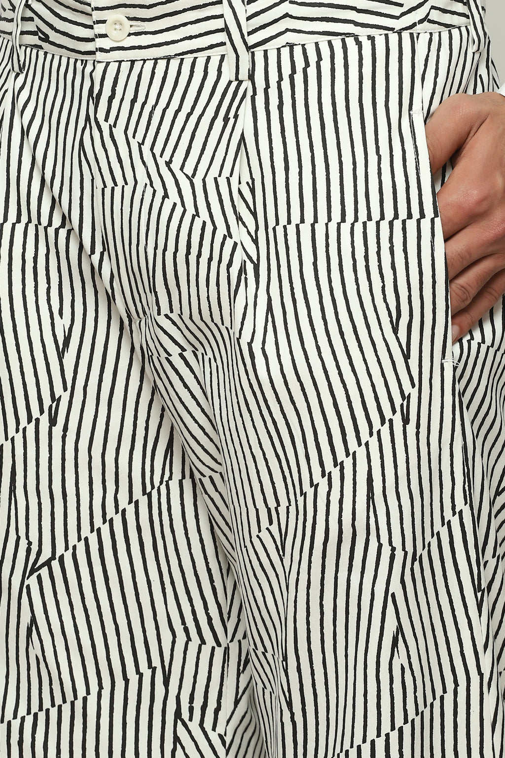 Broken Pinstripes Trouser