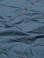 Pleated Checks Long Kurta