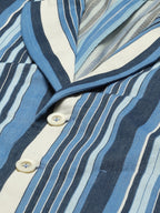 Woven Indigo Stripes Jacket