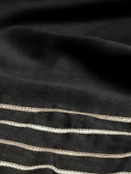 Tonal Lace Trim Trouser