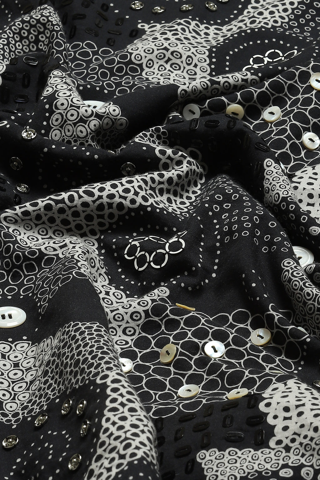Multi Dots Black Trouser