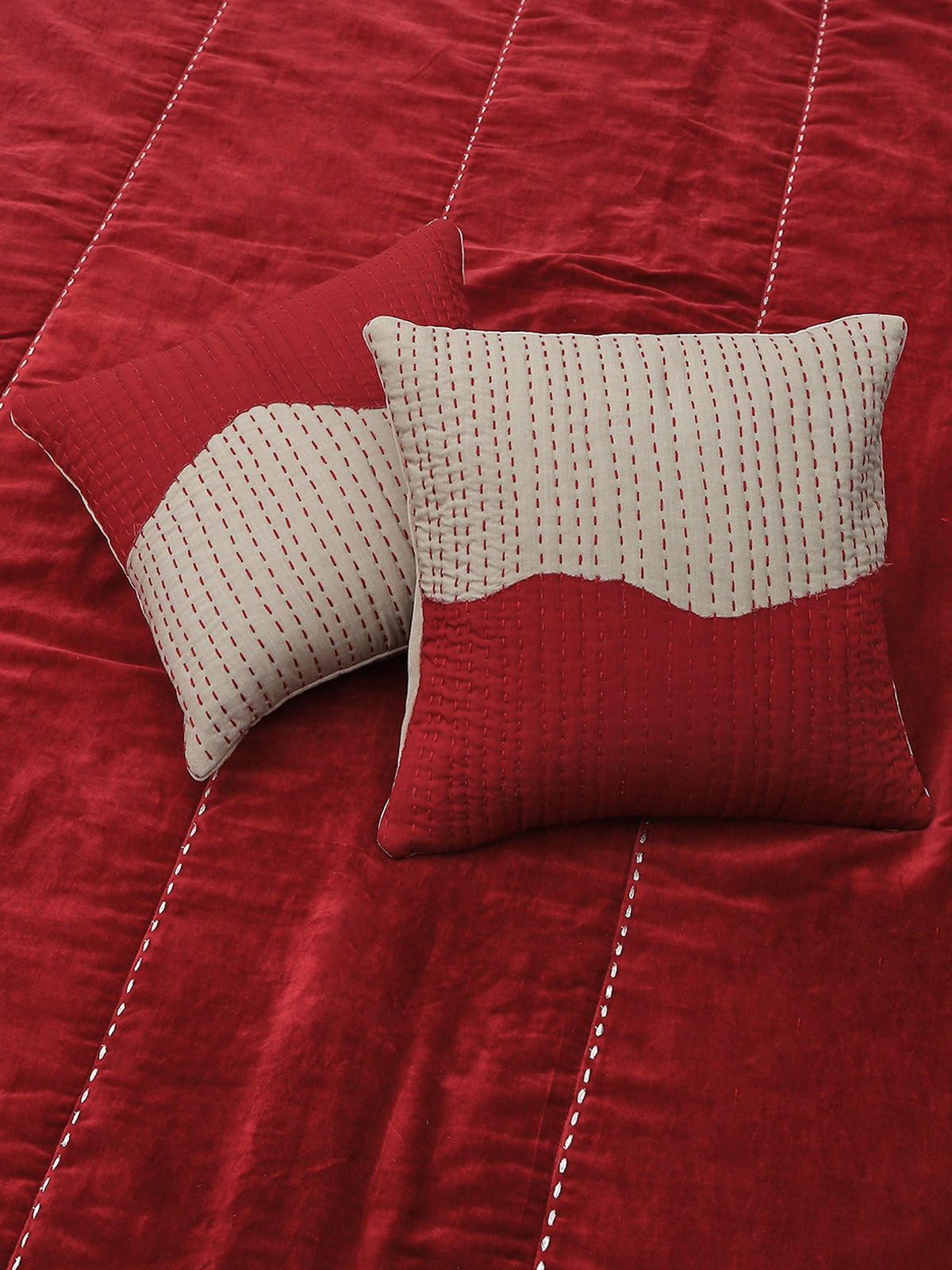Stab Stitch Bed Spread