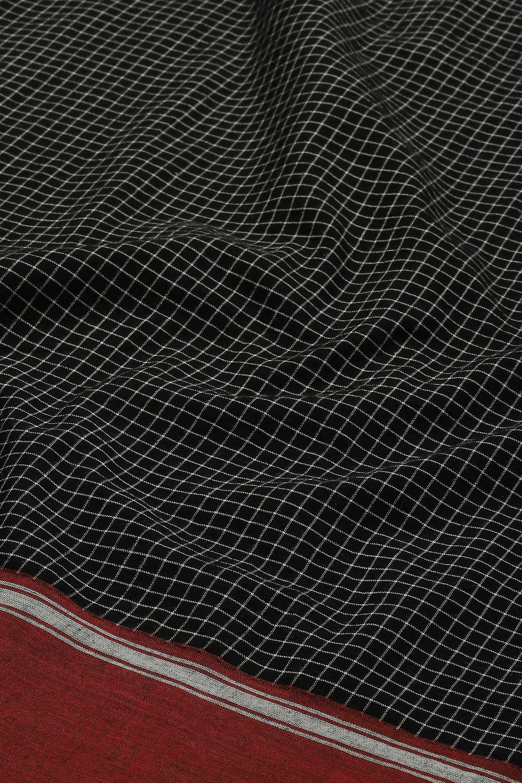 Chettinad Checks Red Border Shirt