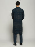 Tussar Checks Long Kurta