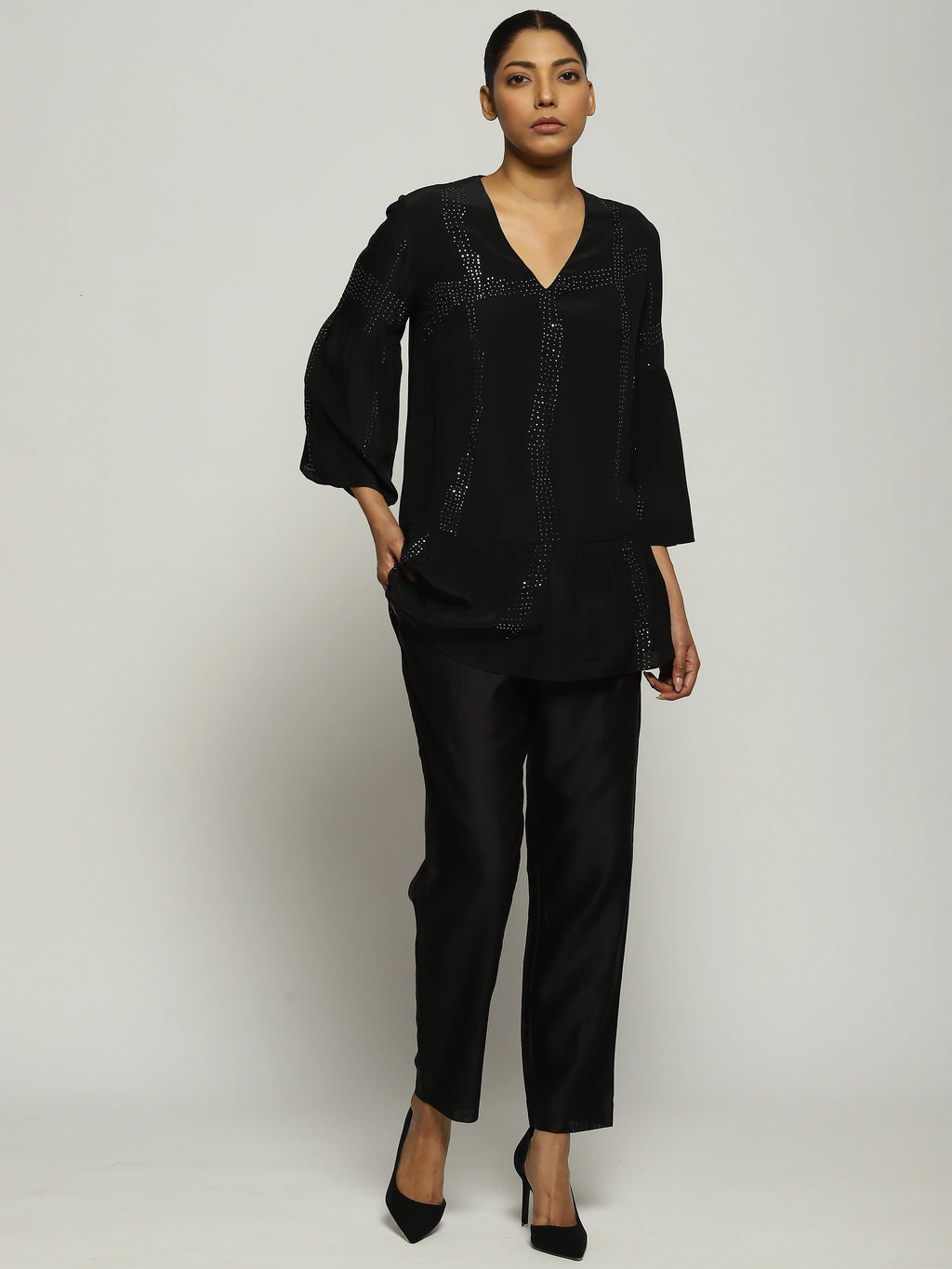 Tribal Mukeish Work Tunic