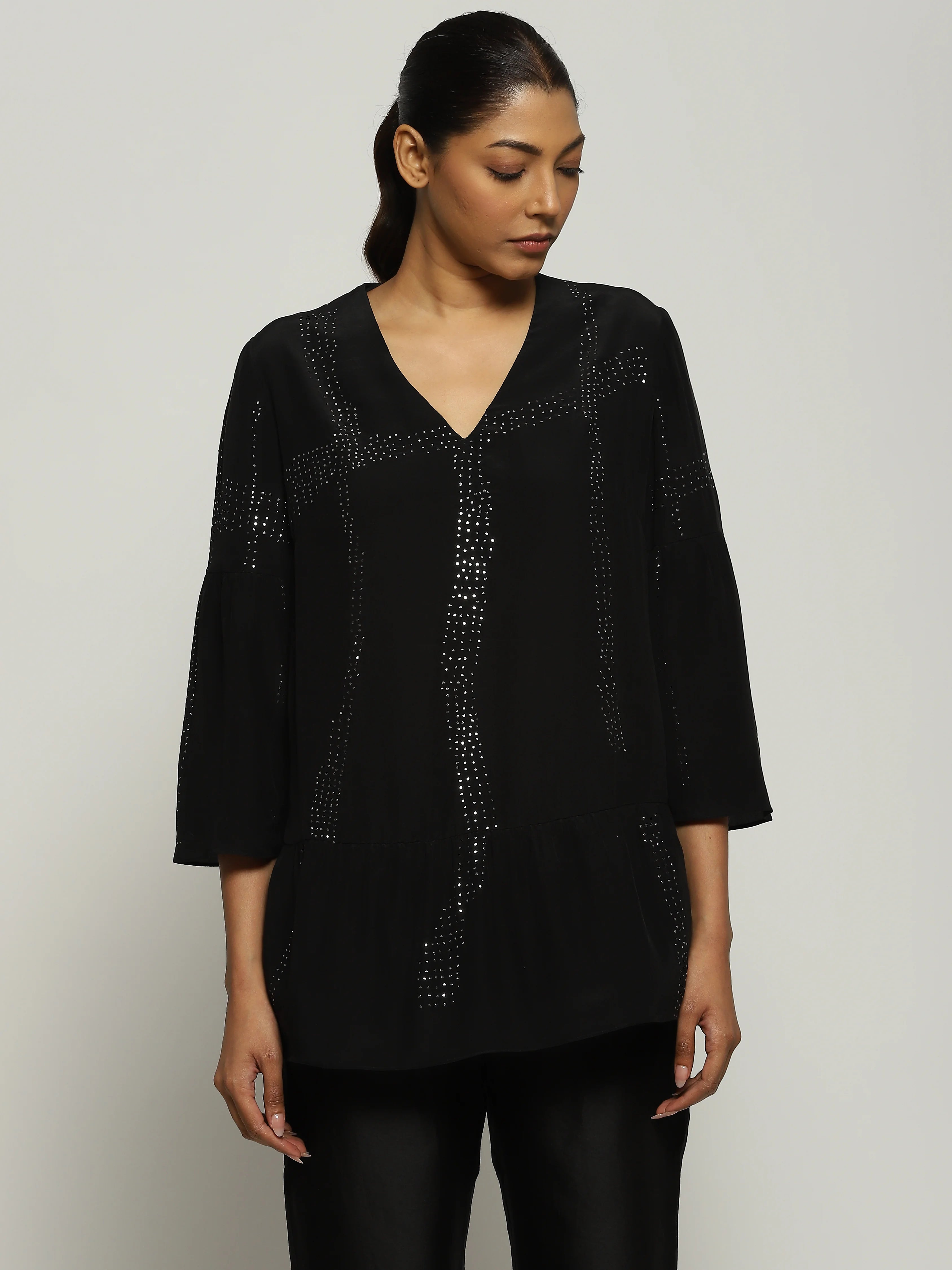 Tribal Mukeish Work Tunic